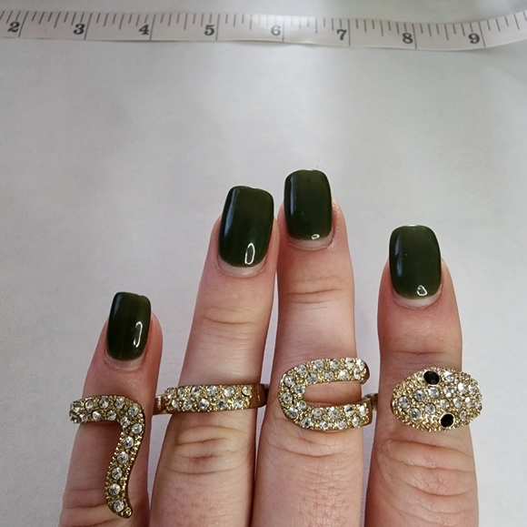 Forever 21 Gold Plated Four Finger Snake Ring - Picture 8 of 8